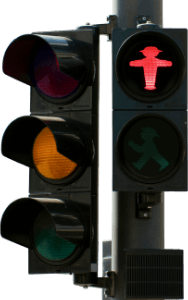 traffic light orange